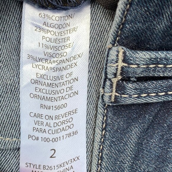 Democracy Women's Boot Cut Jeans - Dark Blue - Picture 14 of 14